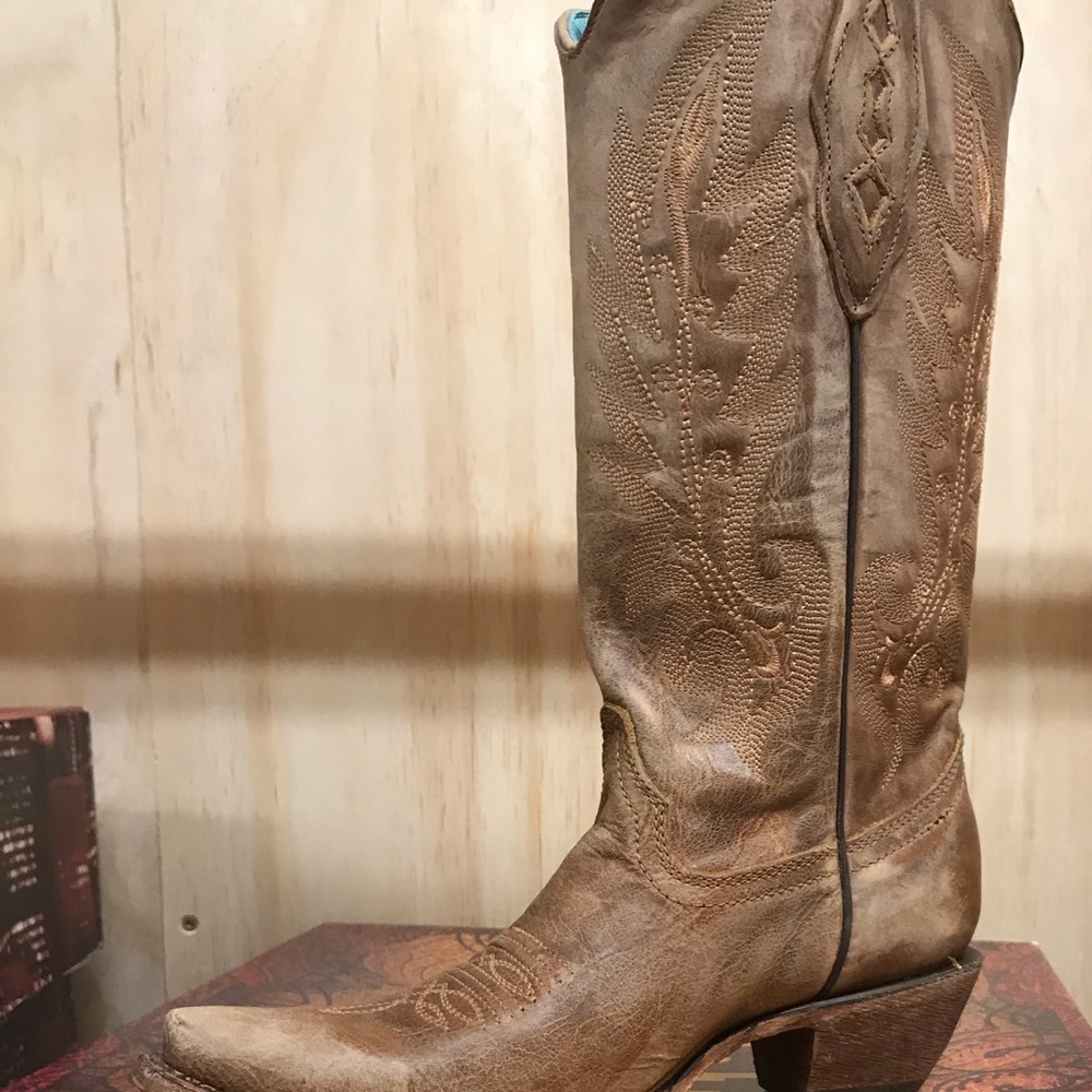 Corral Boots Ladies Vintage Tan